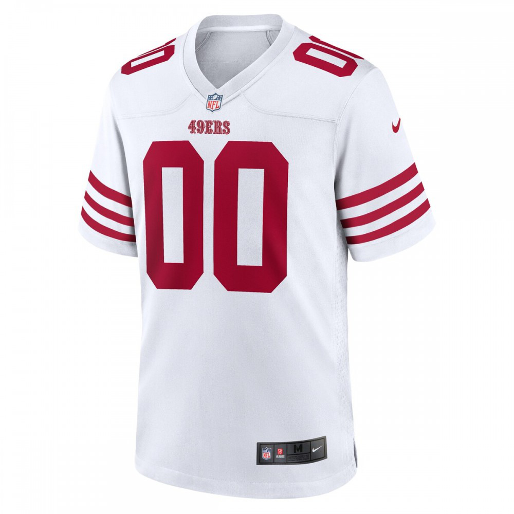 San Francisco 49ers Nike Game Custom Player Jersey - White-GridironStore